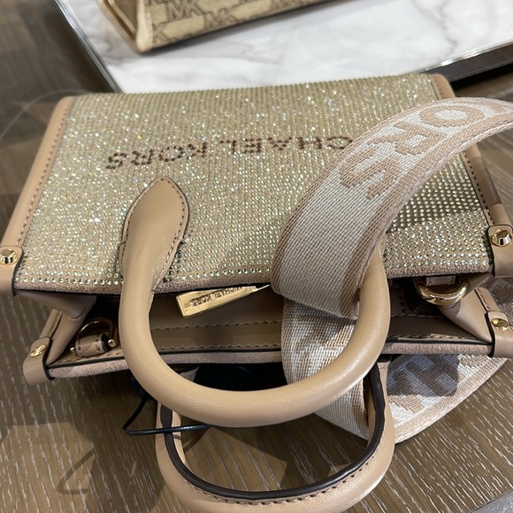 MICHAEL KORS MK
Mirella Extra-Small Logo XS Shopper XBody Leather Crossbody 
NWT - Picture 8 of 16